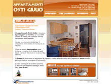 Tablet Screenshot of ostigiulio.appartamentipaganella.it
